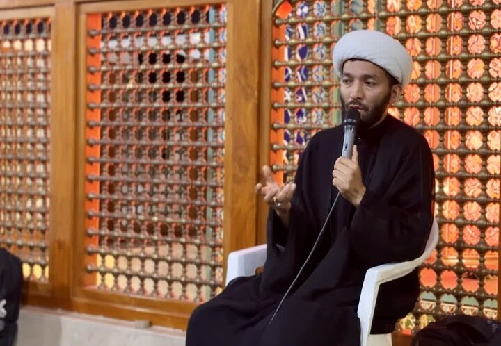 تصاویر/ جلوه‌های خدمت‌رسانی مبلغان حوزه علمیه خراسان در مسیر پیاده‌روی اربعین