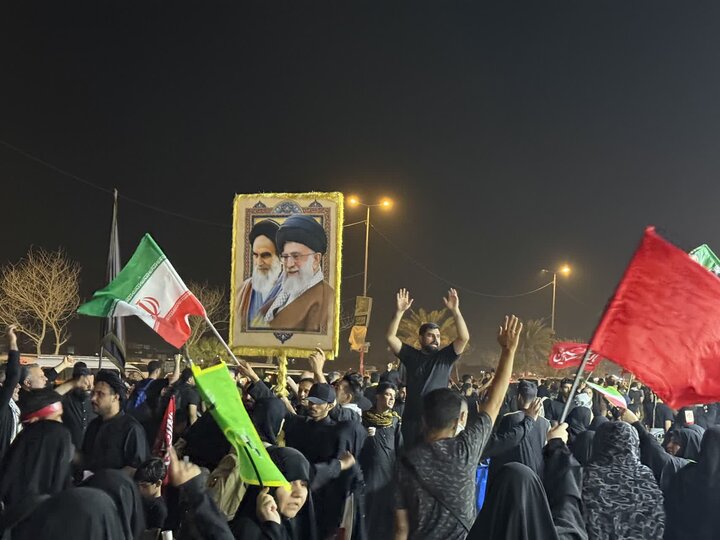 تصاویر/ جلوه‌های خدمت‌رسانی مبلغان حوزه علمیه خراسان در مسیر پیاده‌روی اربعین