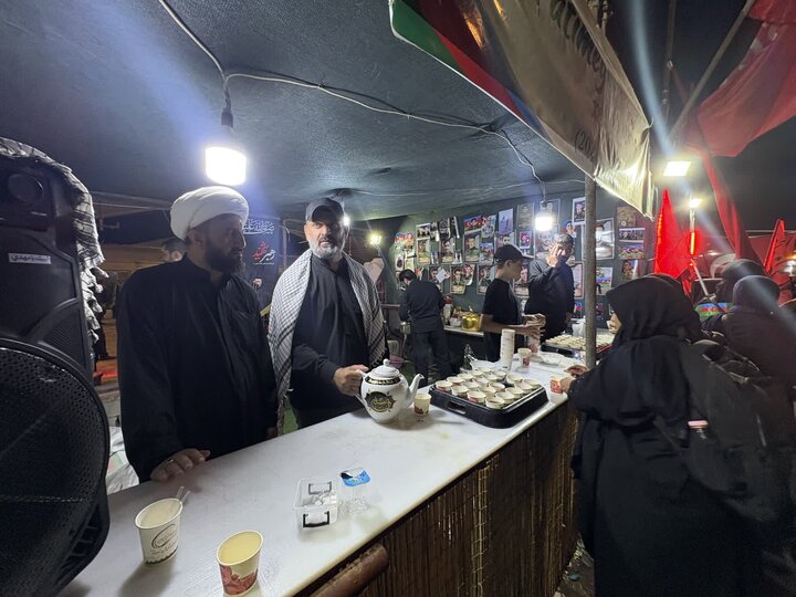 تصاویری از مسیر پیاده‌روی نجف به کربلا