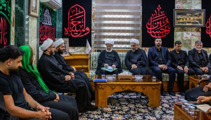 دیدار هیئت هایی از کشور های مغرب عربی با نماینده آیت الله العظمی سیستانی همزمان با ایام اربعین
