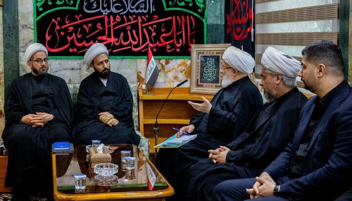 دیدار هیئت هایی از کشور های مغرب عربی با نماینده آیت الله العظمی سیستانی همزمان با ایام اربعین