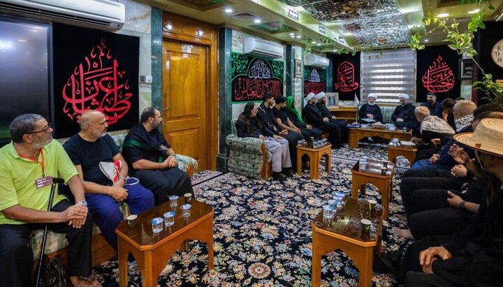دیدار هیئت هایی از کشور های مغرب عربی با نماینده آیت الله العظمی سیستانی همزمان با ایام اربعین