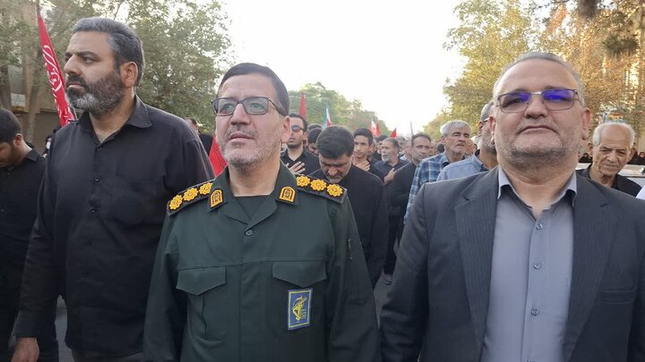 تصاویر/ مراسم تشییع شهدای پاسدار امنیت اربعین حسینی شهرستان کاشان