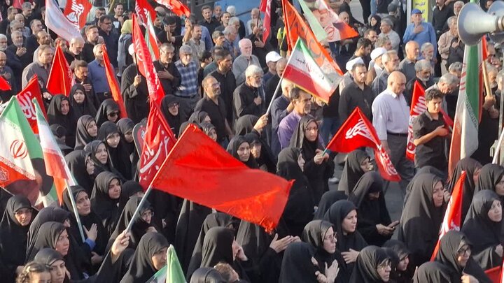 تصاویر/ مراسم تشییع شهدای پاسدار امنیت اربعین حسینی شهرستان کاشان