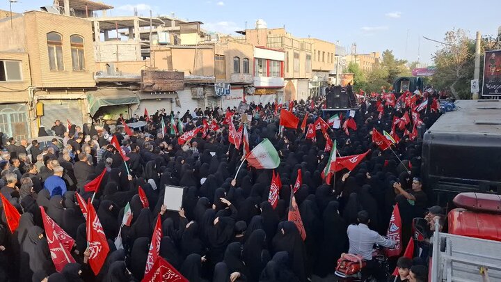 تصاویر/ مراسم تشییع شهدای پاسدار امنیت اربعین حسینی شهرستان کاشان