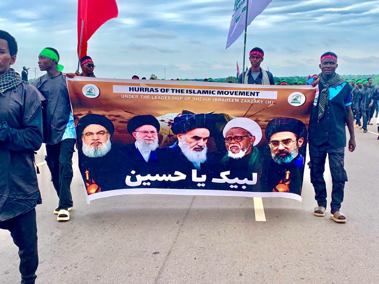 تداوم پیاده‌روی اربعین در منطقه کانو نیجریه با حضور هزاران نفر از پیروان اهل‌بیت(ع)
