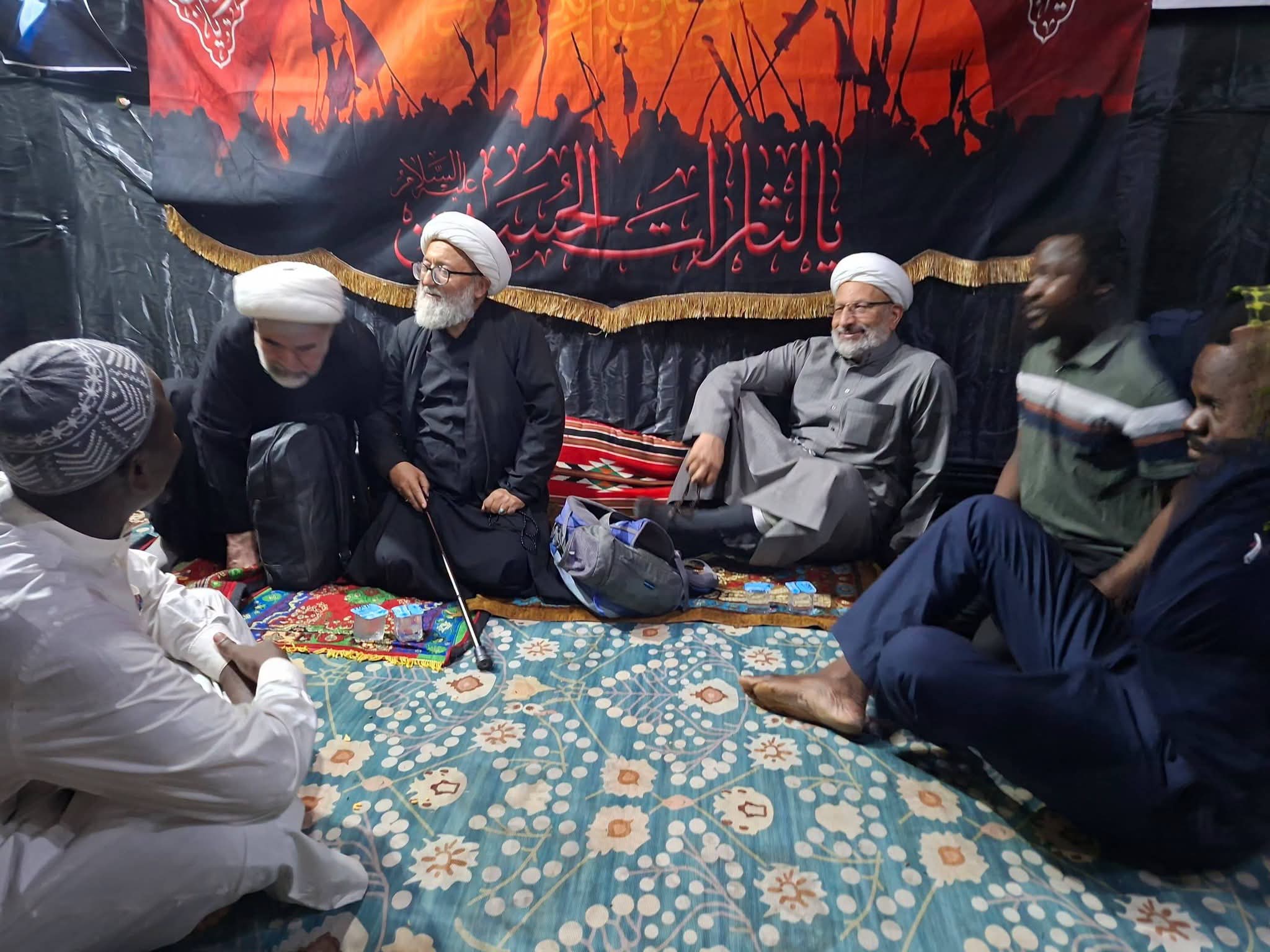 Ziyarar Wakilin Jagoran Juyin Juya Halin Musulunci kan Hajji da Ziyara Maukibin Ofishin Jagora Sheikh Zakzaky a Hanyar Najaf zuwa Karbala