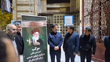 بازدید استاندار قم  از موکب امامزادگان / هم‌افزایی بقاع متبرکه قم در پذیرایی از زائران اربعین