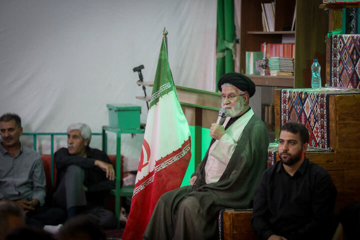 تصاویر /بازدید امام جمعه قزوین از موکب مردمی بیدستان قزوین