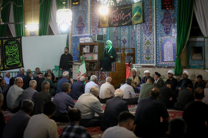 تصاویر /بازدید امام جمعه قزوین از موکب مردمی بیدستان قزوین