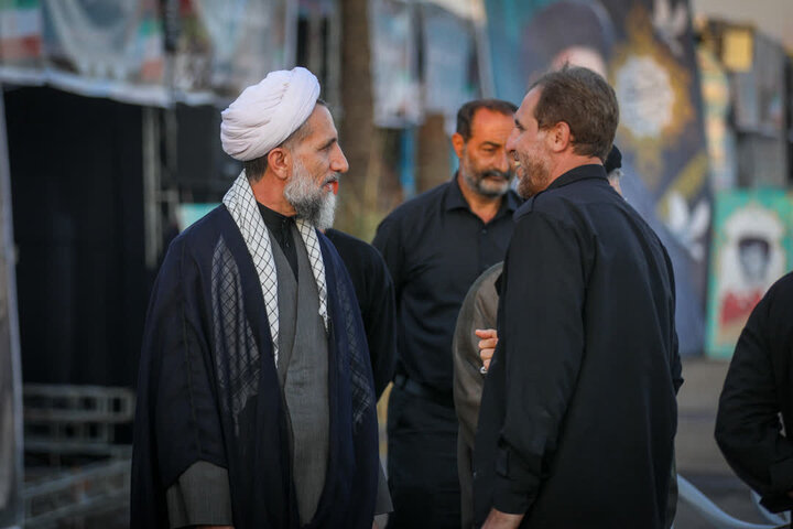 تصاویر /بازدید امام جمعه قزوین از موکب مردمی بیدستان قزوین