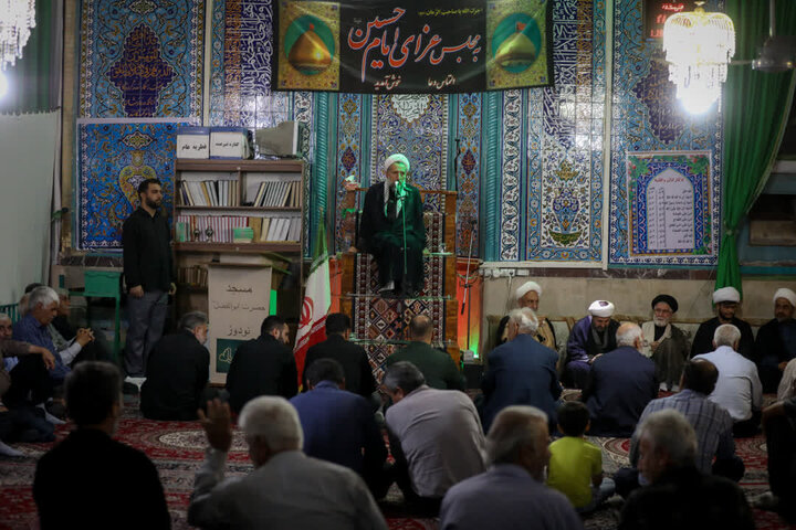 تصاویر /بازدید امام جمعه قزوین از موکب مردمی بیدستان قزوین