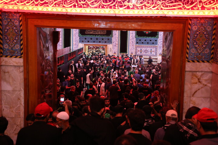 تصاویر/ حال و هوای حرم امام حسین(ع) در آستانه اربعین