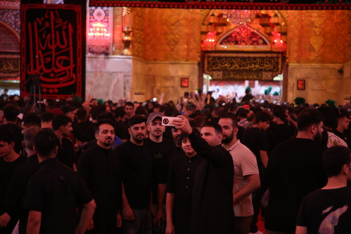تصاویر/ حال و هوای حرم امام حسین(ع) در آستانه اربعین
