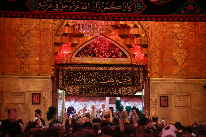 تصاویر/ حال و هوای حرم امام حسین(ع) در آستانه اربعین