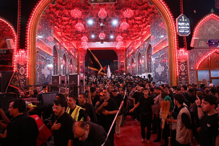 تصاویر/ حال و هوای حرم امام حسین(ع) در آستانه اربعین