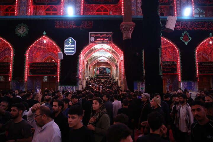 تصاویر/ حال و هوای حرم امام حسین(ع) در آستانه اربعین