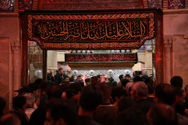 تصاویر/ حال و هوای حرم امام حسین(ع) در آستانه اربعین