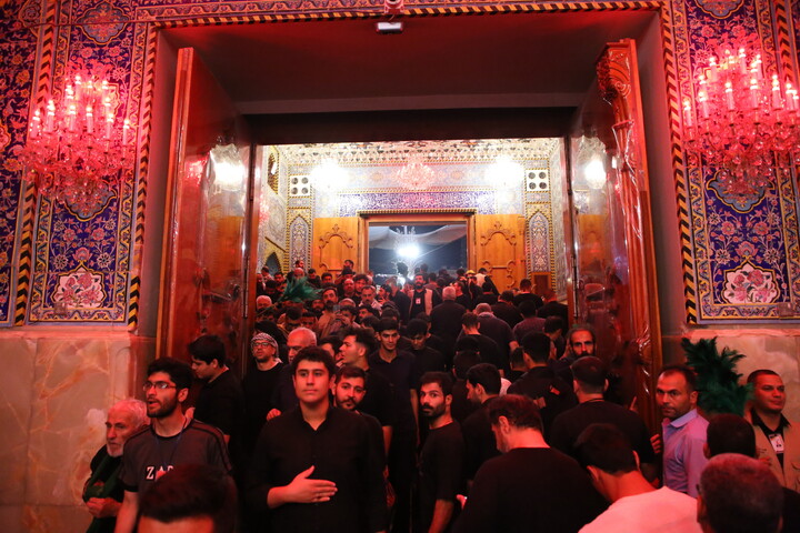 تصاویر/ حال و هوای حرم امام حسین(ع) در آستانه اربعین