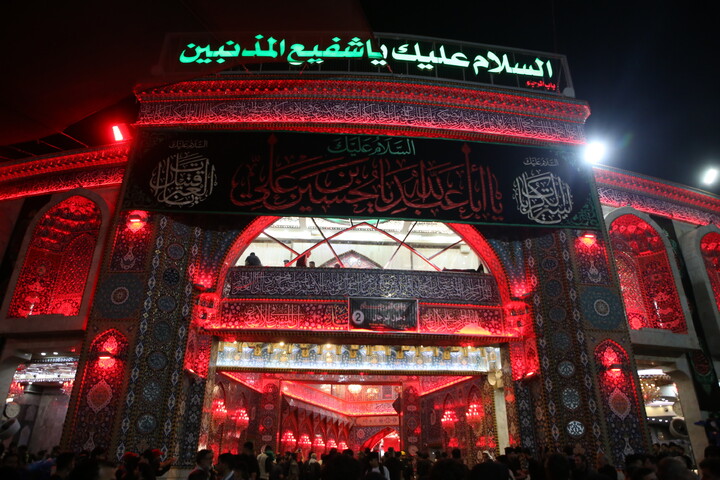 تصاویر/ حال و هوای حرم امام حسین(ع) در آستانه اربعین