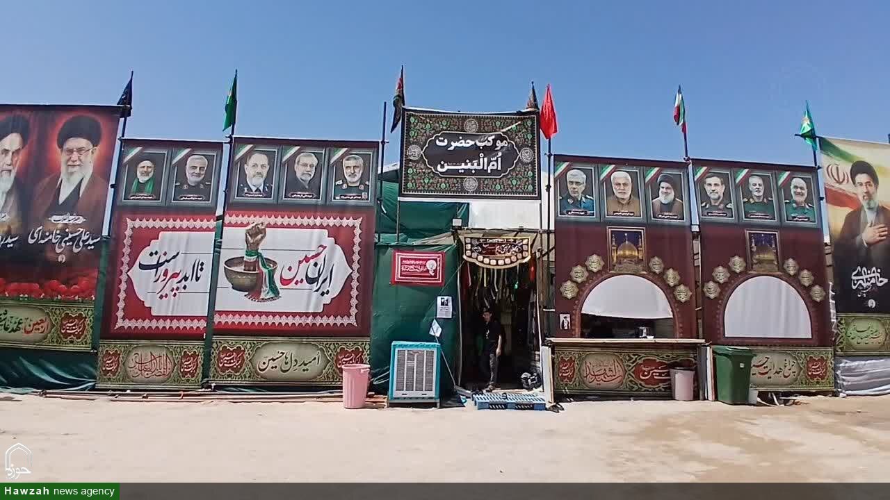 موکب ام‌البنین روزانه  به ۱۲۰۰زائر اربعین خدمت می‌دهد