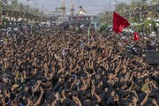 تصاویر/کربلا میں کروڑوں زائرین کا امام حسین کو خراجِ عقیدت