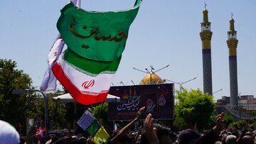 تصاویر/ مراسم تجمع اربعین حسینی مردم دارالمومنین شهرستان خوی