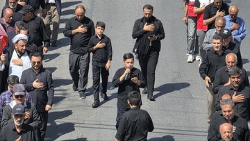 تصاویر/ مراسم سوگواری اربعین حسینی در ماکو