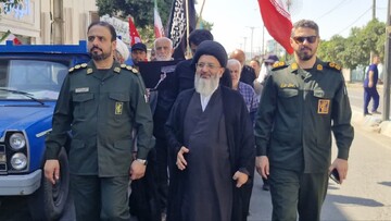 تصاویر/ مراسم جاماندگان پیاده روی اربعین در جویبار