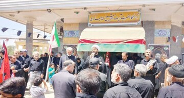 تصاویر/ برگزاری کاروان پیاده‌ روی و عزاداری اربعین حسینی در بهار