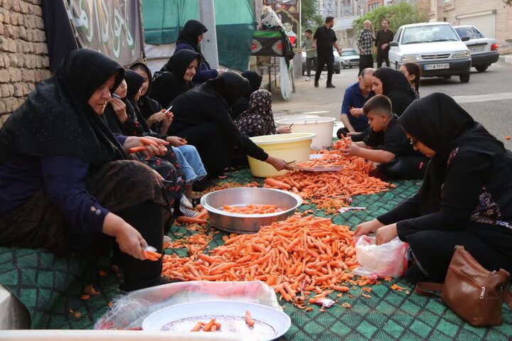 تصاویر/آماده‌سازی مواکب مردمی برای میزبانی از زائران کربلای ایران
