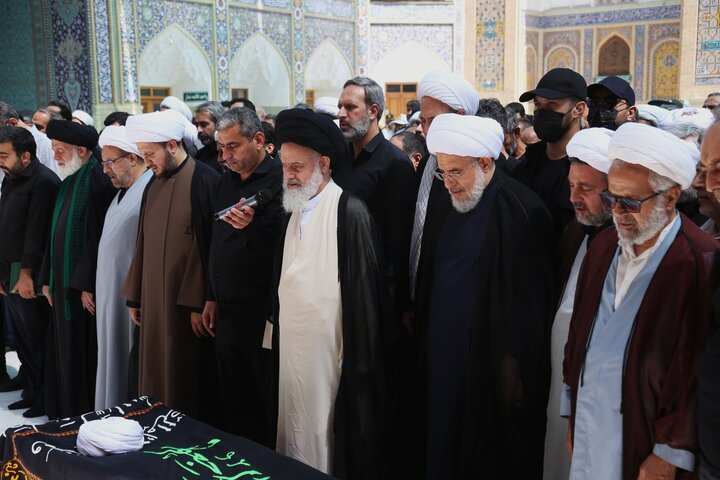 تشییع پیکر حجه الاسلام و المسلمین حاج شیخ مرتضی مقدس