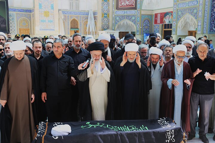 تشییع پیکر حجه الاسلام و المسلمین حاج شیخ مرتضی مقدس