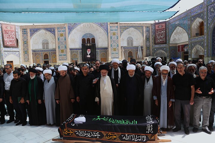 تشییع پیکر حجه الاسلام و المسلمین حاج شیخ مرتضی مقدس