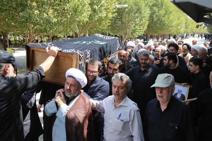 تشییع پیکر حجه الاسلام و المسلمین حاج شیخ مرتضی مقدس