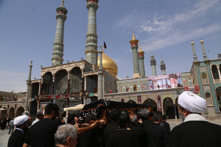 تشییع پیکر حجه الاسلام و المسلمین حاج شیخ مرتضی مقدس