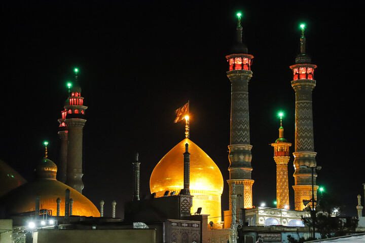 حال و هوای حرم حضرت معصومه(س) در شب اربعین حسینی
