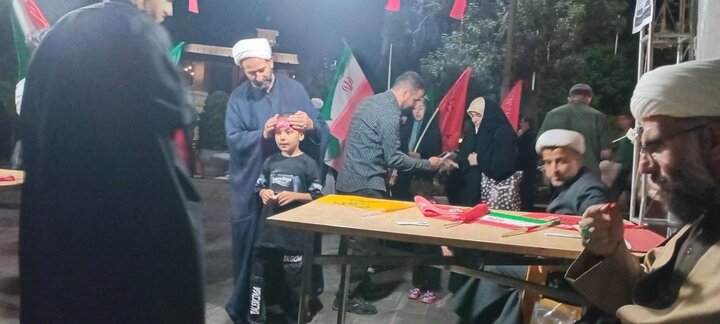 تصاویر/ بازدید نماینده ولی فقیه از موکب حوزه علمیه استان قزوین در میدان آزادی