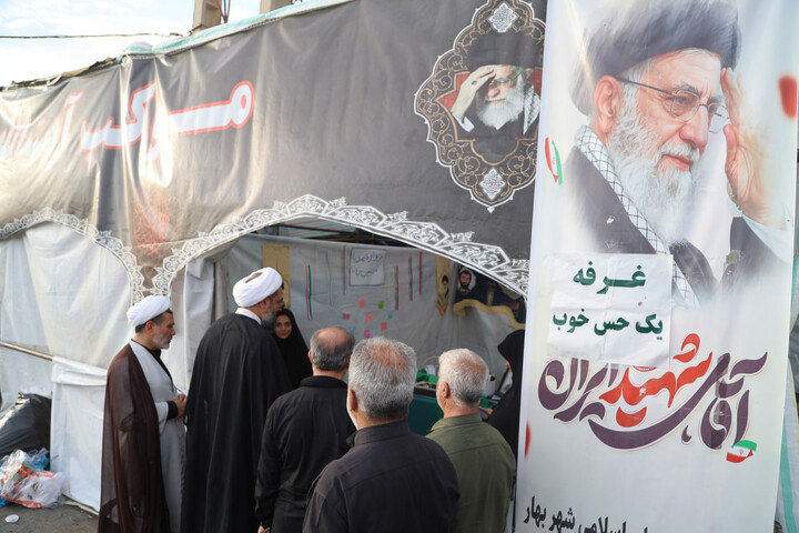بازدید امام جمعه همدان از موکب