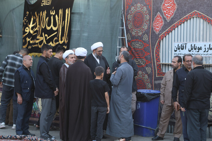 بازدید امام جمعه همدان از موکب