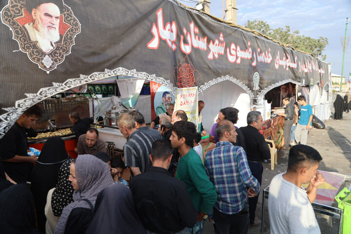 بازدید امام جمعه همدان از موکب