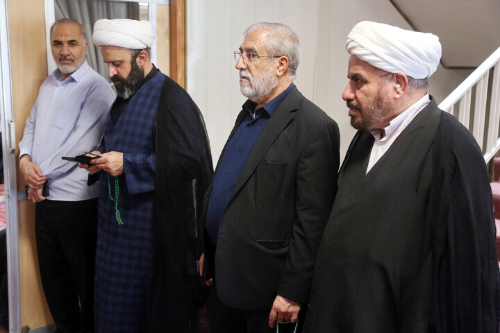 تصاویر/ مراسم عزاداری اربعین حسینی در بیت آیت‌الله العظمی مکارم شیرازی