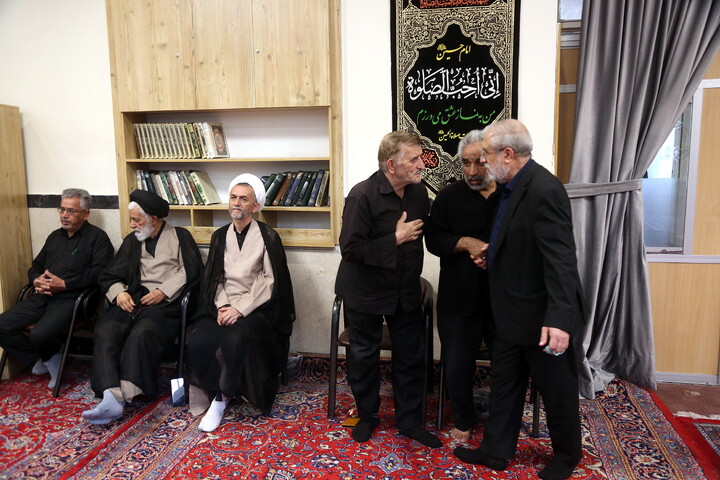تصاویر/ مراسم عزاداری اربعین حسینی در بیت آیت‌الله العظمی مکارم شیرازی