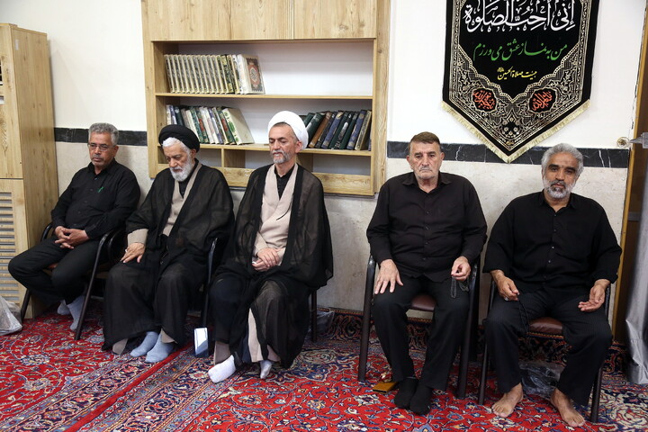 تصاویر/ مراسم عزاداری اربعین حسینی در بیت آیت‌الله العظمی مکارم شیرازی