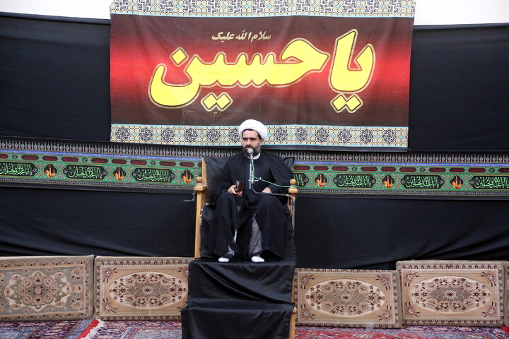 تصاویر/ مراسم عزاداری اربعین حسینی در بیت آیت‌الله العظمی مکارم شیرازی