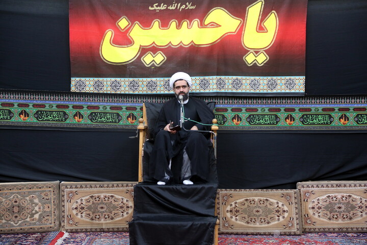 تصاویر/ مراسم عزاداری اربعین حسینی در بیت آیت‌الله العظمی مکارم شیرازی