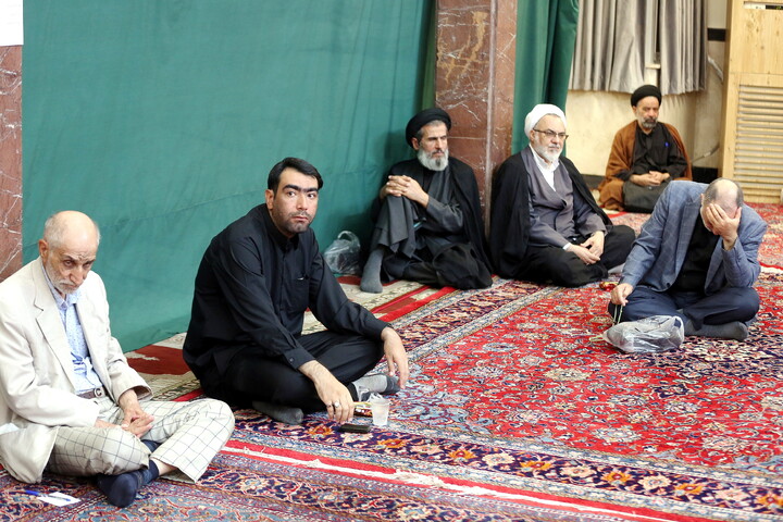 تصاویر/ مراسم عزاداری اربعین حسینی در بیت آیت‌الله العظمی مکارم شیرازی