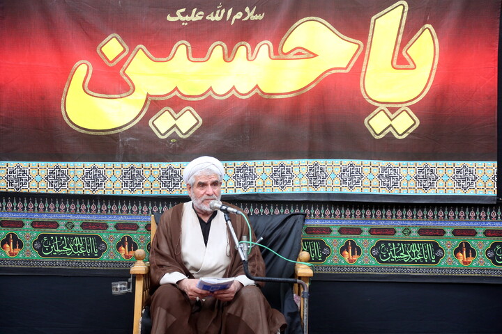 تصاویر/ مراسم عزاداری اربعین حسینی در بیت آیت‌الله العظمی مکارم شیرازی