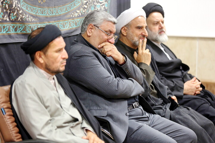تصاویر/ مراسم عزاداری اربعین حسینی در بیت آیت‌الله العظمی جوادی آملی