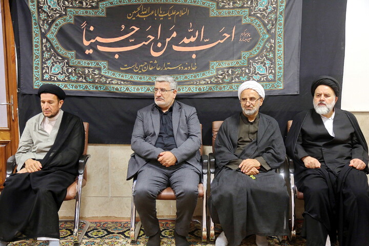 تصاویر/ مراسم عزاداری اربعین حسینی در بیت آیت‌الله العظمی جوادی آملی